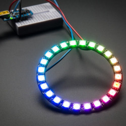 Adafruit NeoPixel Ring - 5050 RGB LED with Integrated Drivers