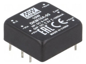 Przetwornica DC/DC 10W 9-18VDC 5VDC Uwyj2 -5VDC DKM10A-05
