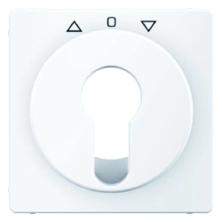 Element centralny do łącznika żaluzjowego na klucz śnieżnobiały aksamit Q.1 15066089