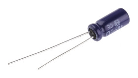 Kondensator 2.2μF 50V dc Radialny, Otwór przelotowy Panasonic roztaw: 2mm 5 (Dia.) x 11mm