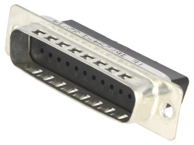D-Sub 25-pin męskie na przewód Wersja bez styków A 39mm 167294-1