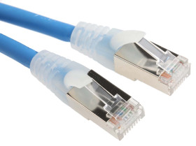 Kabel Ethernet Cat6 długość 10m Z zakończeniem RS PRO LSZH średnica 6mm