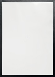 505601 Signage frame, 70x100 cm, self-adhesive, hinged, black