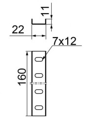 Łącznik ceownika LCW20H10 669000