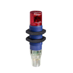 Czujniki fotoelektryczne Polaryzacja retrorefleksyjna cylindryczny Telemecanique Sensors NO, PNP zakres 2 m LED