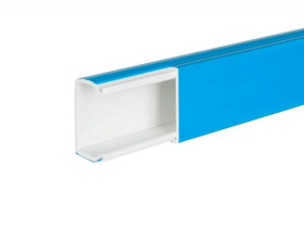 Listwa elektroinstalacyjna nierozprzestrzeniająca płomienia z folią ochronną LSF 60x40 EKO biała odporna na UV 68463 /9x2m/