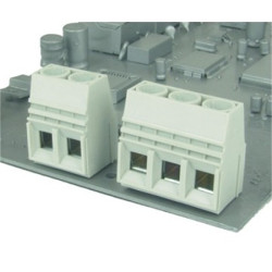 Klucz polaryzacyjny 2 -pinowe raster 10mm Montaż na płytce drukowanej Żeński Amphenol Industrial