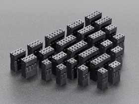 Adafruit Small Dual Row Wire Housing Pack for DIY Jumper Cables