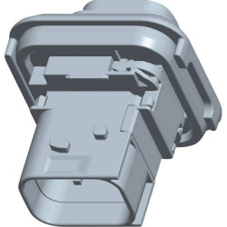 TE Connectivity 1-1564544-1 HDSCS Socket Housing PCB 2 Pins