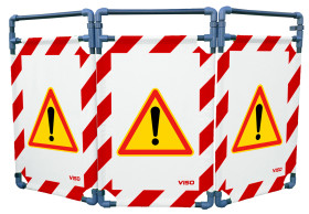 Bariera ochronna Bariera składana Red, White