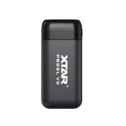 Ładowarka / power bank do akumulatorów cylindrycznych Li-ion 18650 / 20700 / 21700 Xtar PB2SL V2 czarny