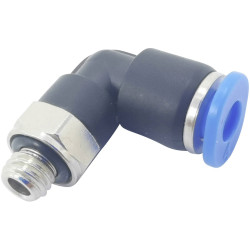 TruComponents 656512 L-piece PL4-M3C Pipe &#xD8;: 4 mm Thread: M3x0.50 1pc