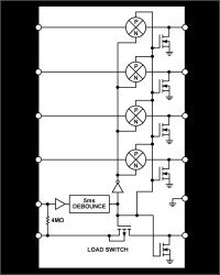 Integrated 500A Load Switch with Quad Signal Switch