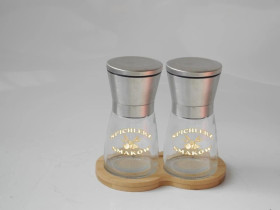 Młynek PIEPRZU SOLI mielenia przypraw młynki zestaw młynków przyprawnik 2x