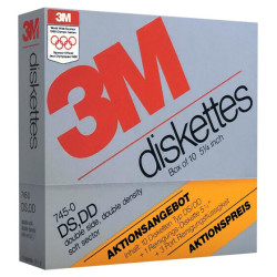 5.25" Diskettes DD "3M" incl. Cleaning Diskette