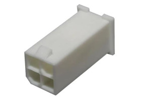 Obudowa złącza zagniatanego 4-pinowe 2-rzędowe raster: 4.2mm Molex Męski Montaż na kablu Mini-Fit Zaciski masowe typu