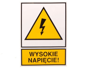 Tabliczka /znak ostrzegawczy/ TZO 105X148S WN. E04TZ-01011130300 /10szt./