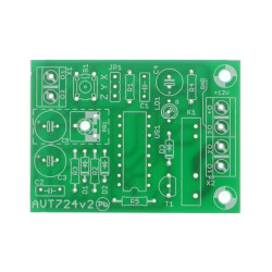 Uniwersalny układ czasowy z przekaźnikiem 9–12V - PCB do projektu AVT 724