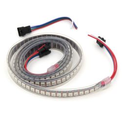 Taśma LED wodoodporna IP67 RGB WS2815 1m (144 LED/m) czarna PCB