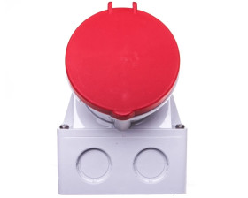 Gniazdo stałe 63A 4P 400V 6h IP44 Quick-Connect 110415
