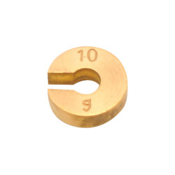 Eisco PH0258G3 - Brass Slotted Mass Weight - 10g