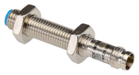 Czujnik zbliżeniowy M8 Indukcyjny 2 mm SICK Wpuszczany 10 → 30 V DC długość 50mm Gwintowany