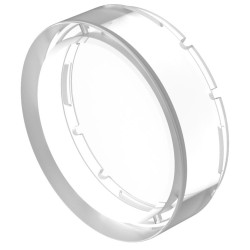 Soczewki do wskaźników, 45-552, Przezroczyste, bezbarwne, Okrągły, średnica: 23.7