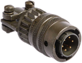 Złącze 6-pinowe Męski Amphenol Industrial Męski Montaż na kablu MIL-DTL-26482 rozmiar 10