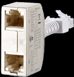 130548-03-E Cable-sharing adapter, pnp 3 - Ethernet / Ethernet