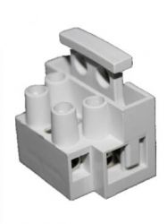 Kostka elektryczna 2p z gn. na bezpiecznik