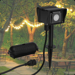 1260-0012 AES8 outdoor timer, with 2 sockets