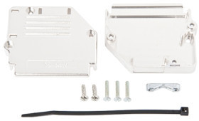 Osłona tylna D-Sub 50 -pinowe Termoplastyczny Kątowy, Proste Amphenol Communications Solutions D