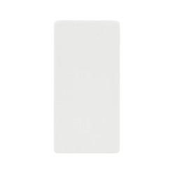 Zaślepka biała - moduł 1/2 do ramki Tawoia Glass