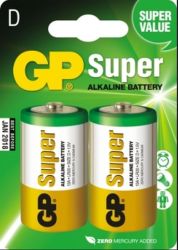 D LR20 GP ALKALINE BATERIA ALKALICZNA (BLISTER 2 SZTUKI)