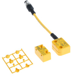 Bezdotykowy wyłącznik bezpieczeństwa, 24 V DC, IP67, IP6K, IP9K, 26,4 x 37 x 18 mm, Kategoria 4 (EN ISO 13849-1), Pilz