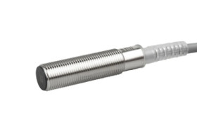 Czujnik indukcyjny M12x1 dł: 52mm zabudowany Sn: 3mm 10-30V DC PNP NC kabel 2m PVC IP67 IB120200