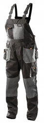 Spodnie robocze na szelkach rozmiar XL/56 81-240-XL