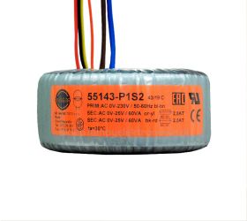 55143-P1S2 Transformator toroidalny 2x25V TALEMA
