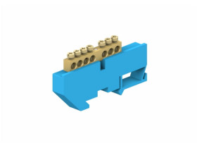 Listwa zaciskowa ochronna 7-modułowa/7x16mm2/Niebi/TM/ LZ0701-N R739536 AN-KOM