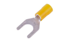 Końcówka Widełkowa Izolowana 6 M8 Żółta 100Szt Sge Kwy8