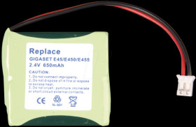 Cordless phone battery, NiMh, Gigaset E45