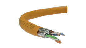 Kabel Ftp Kat.7 S/Ftp 4X2x0,57 Pomarańczowy Lsoh Securitynet /500M/