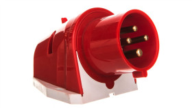 Wtyczka Odbiornikowa Naścienna Quick-Connect 32A 4P 400V 6H Ip44 24405