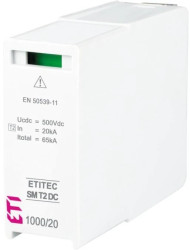 Moduł wymienny ogranicznika przepięć DC typ T2 (B+C) MOD. SM T2 DC 500/20 M 002440731