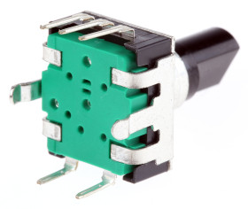 Enkoder mechaniczny obrotowy 24 imp/obr Płaski 6 mm Bourns THT