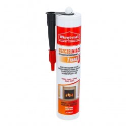 Silikon wysokotemperaturowy uszczelniający czarny 310ml Wkręt-Met KLIMAS
