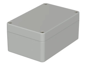 PC enclosure, (L x W x H) 120 x 80 x 55 mm, light gray (RAL 7035), IP66, 02215094