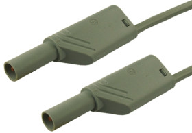 934087106, PVC, 32A, 1000V ac/dc, kolor: Szary, dł. 500mm, -15 → +70°C, Hirschmann Test & Measurement