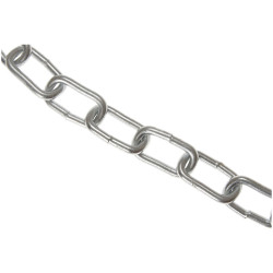 Faithfull 19354Z Zinc Plated Chain 6mm x 10m Box - Max. Load 250kg