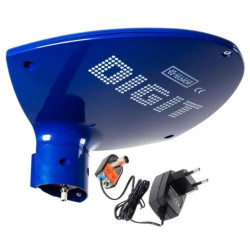 Antena TV naziemnej cyfrowej DIGIT ACTIVIA niebieska TELMOR